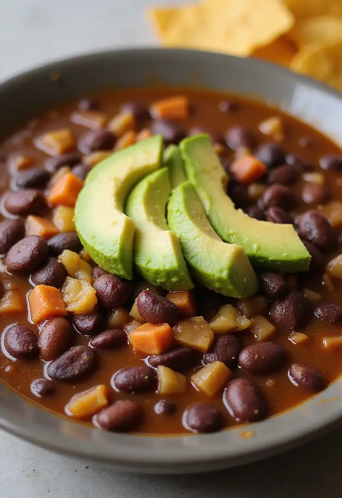 28 Vegan High Protein Low Carb Recipes for a Healthy Lifestyle 154 28 Vegan High Protein Low Carb Recipes for a Healthy Lifestyle - 26. Spicy Black Bean Soup