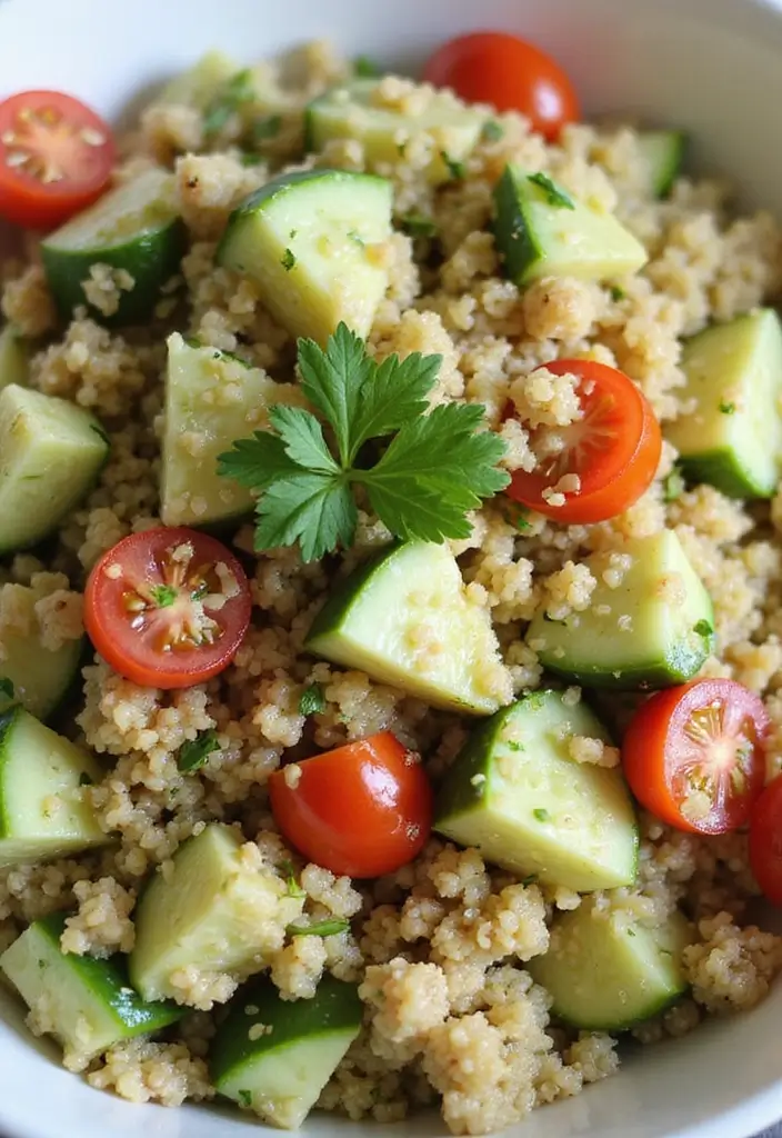 28 Vegan High Protein Low Carb Recipes for a Healthy Lifestyle 38 28 Vegan High Protein Low Carb Recipes for a Healthy Lifestyle - 8. Vegan Quinoa Salad