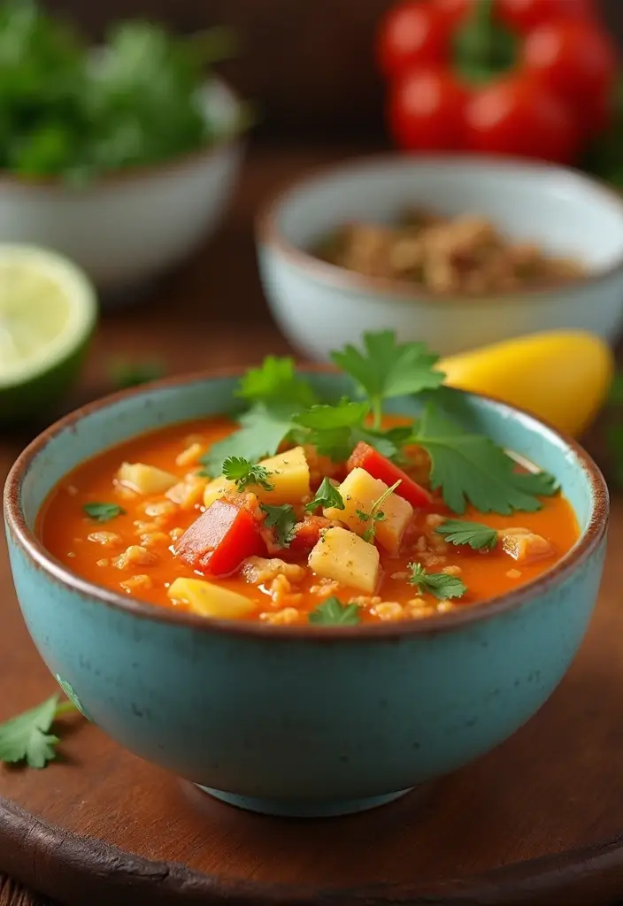 29 High Protein Vegan Soup Recipes for Cozy Evenings 48 29 High Protein Vegan Soup Recipes for Cozy Evenings - 8. Thai Coconut Curry Soup