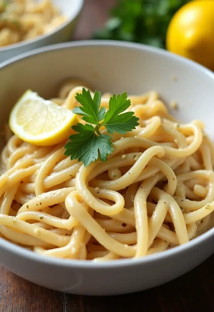 29 Vegan Garbanzo Bean Recipes for Easy Dinners - 1. Creamy Chickpea Alfredo Pasta