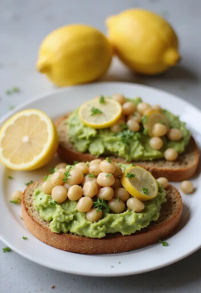 29 Vegan Garbanzo Bean Recipes for Easy Dinners - 14. Chickpea and Avocado Toast