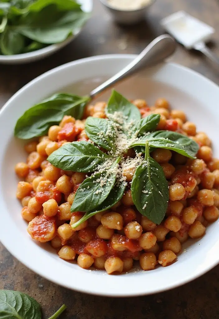29 Vegan Garbanzo Bean Recipes for Easy Dinners - 16. Vegan Chickpea Lentil Pasta
