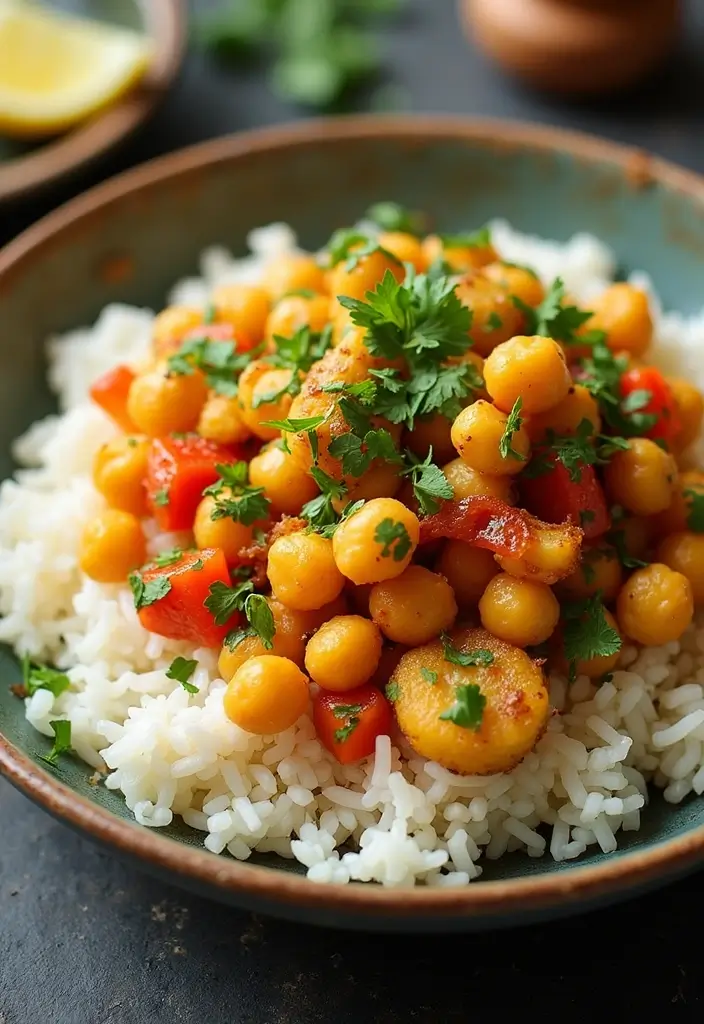 29 Vegan Garbanzo Bean Recipes for Easy Dinners - 17. Chickpea and Cauliflower Stir-Fry