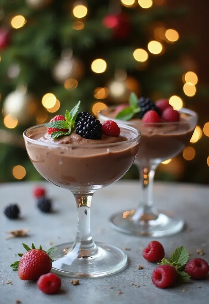 29 Vegan Gluten Free Christmas Recipes for Festive Meals 15 29 Vegan Gluten Free Christmas Recipes for Festive Meals - 3. Dairy-Free Chocolate Mousse