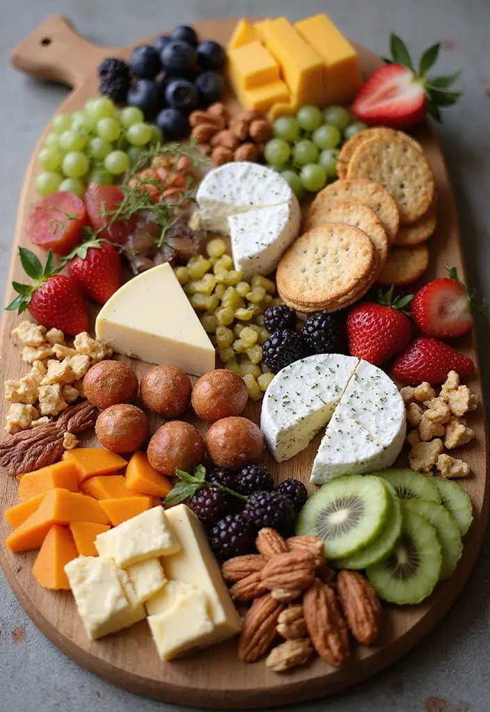 29 Vegan Gluten Free Christmas Recipes for Festive Meals 29 29 Vegan Gluten Free Christmas Recipes for Festive Meals - 5. Festive Vegan Cheese Platter