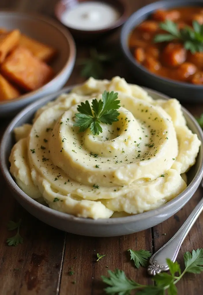 29 Vegan Gluten Free Christmas Recipes for Festive Meals 36 29 Vegan Gluten Free Christmas Recipes for Festive Meals - 6. Herbed Vegan Mashed Potatoes