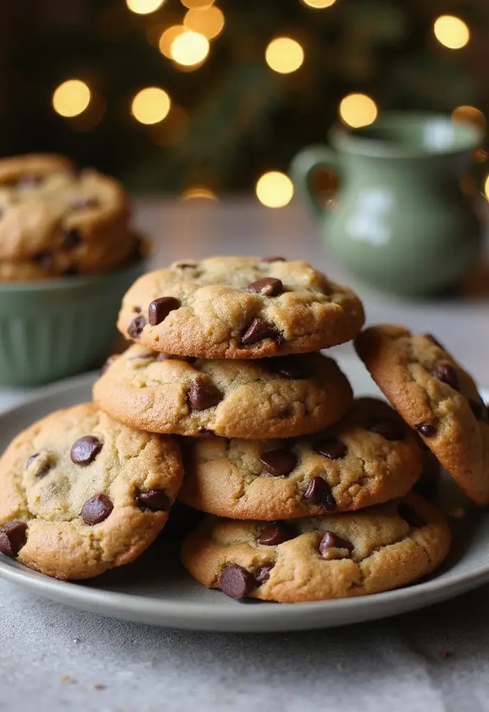 29 Vegan Gluten Free Christmas Recipes for Festive Meals 57 29 Vegan Gluten Free Christmas Recipes for Festive Meals - 9. Vegan Gluten-Free Chocolate Chip Cookies