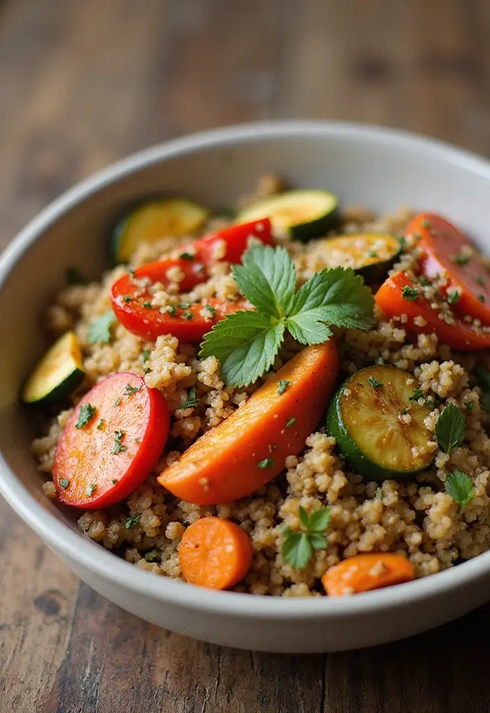 29 Vegan Low FODMAP Recipes Gentle on Digestion 1 29 Vegan Low FODMAP Recipes Gentle on Digestion - 1. Quinoa & Roasted Vegetable Bowl