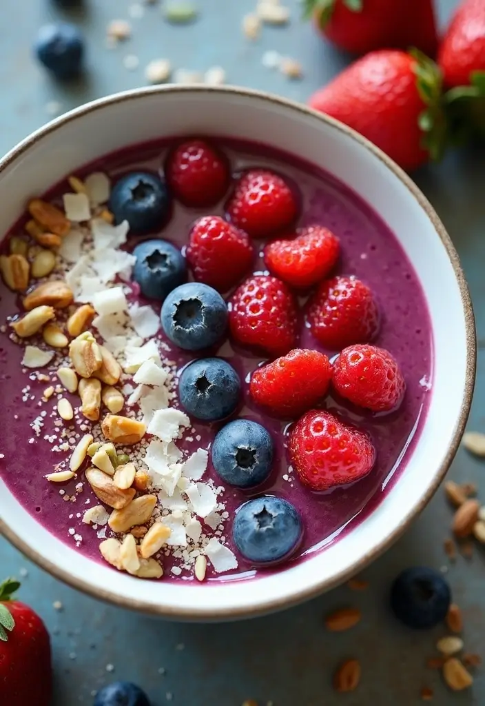 29 Vegan Low FODMAP Recipes Gentle on Digestion 89 29 Vegan Low FODMAP Recipes Gentle on Digestion - 15. Mixed Berry Smoothie Bowl