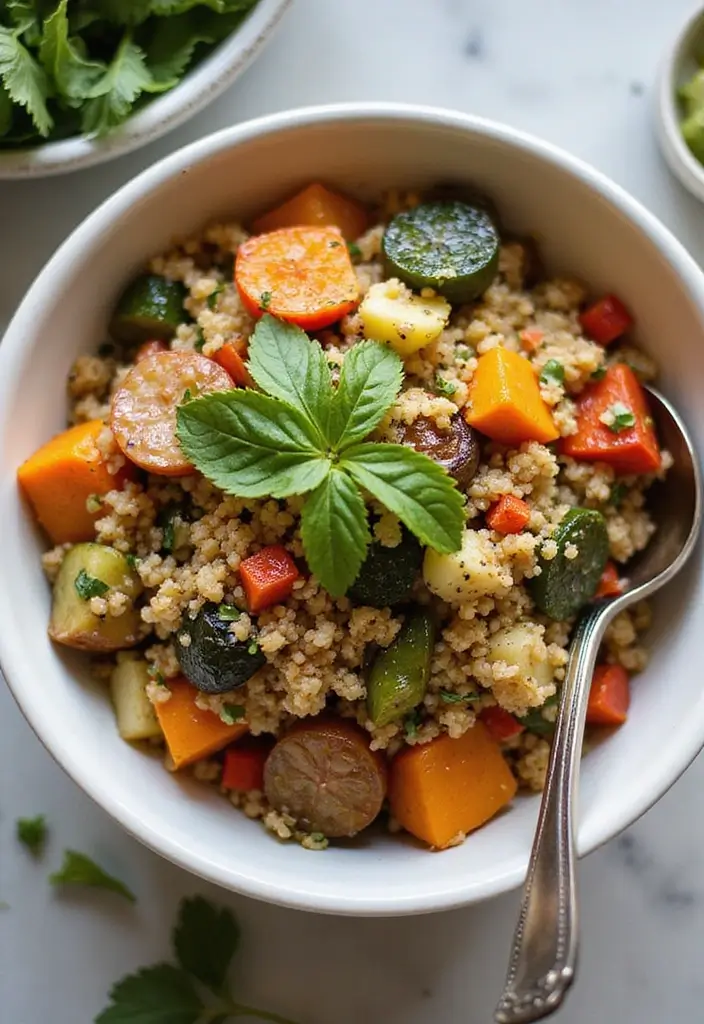 29 Vegan Low FODMAP Recipes Gentle on Digestion 120 29 Vegan Low FODMAP Recipes Gentle on Digestion - 20. Roasted Vegetable Quinoa Salad