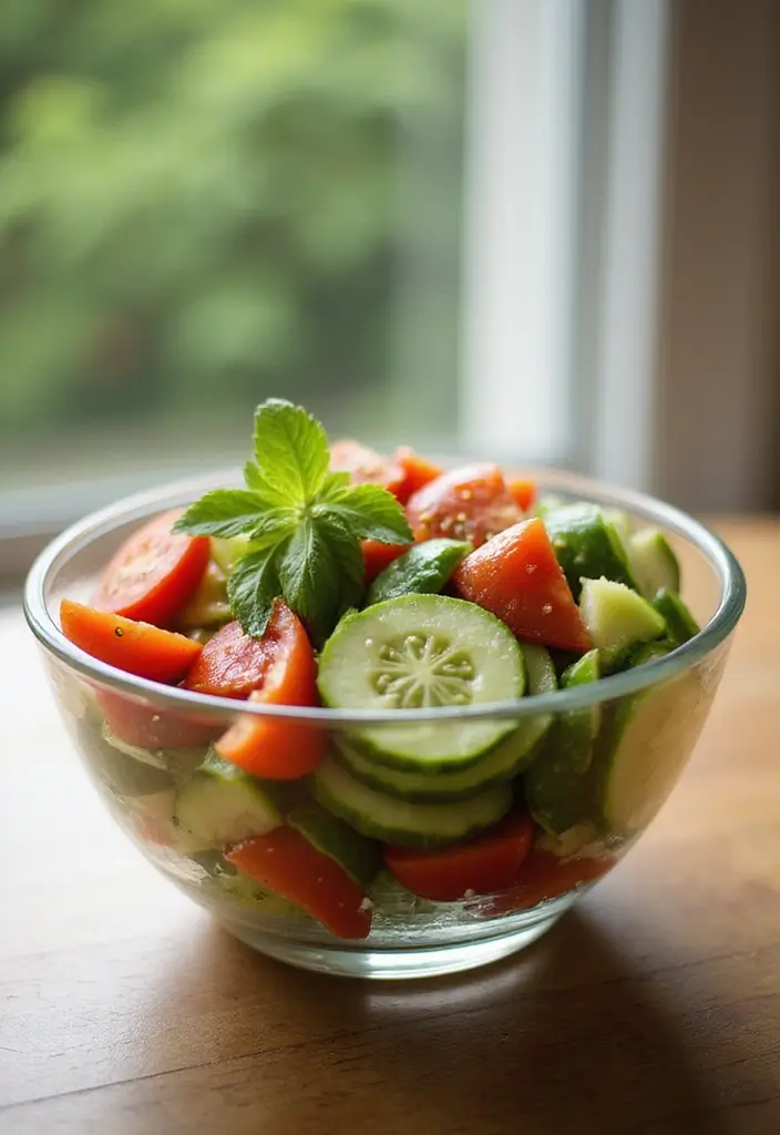 29 Vegan Low FODMAP Recipes Gentle on Digestion 127 29 Vegan Low FODMAP Recipes Gentle on Digestion - 21. Cucumber & Tomato Salad