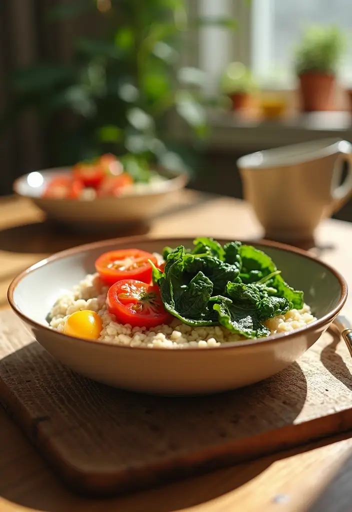 29 Vegan Low FODMAP Recipes Gentle on Digestion 155 29 Vegan Low FODMAP Recipes Gentle on Digestion - 25. Savory Oatmeal with Spinach and Tomato