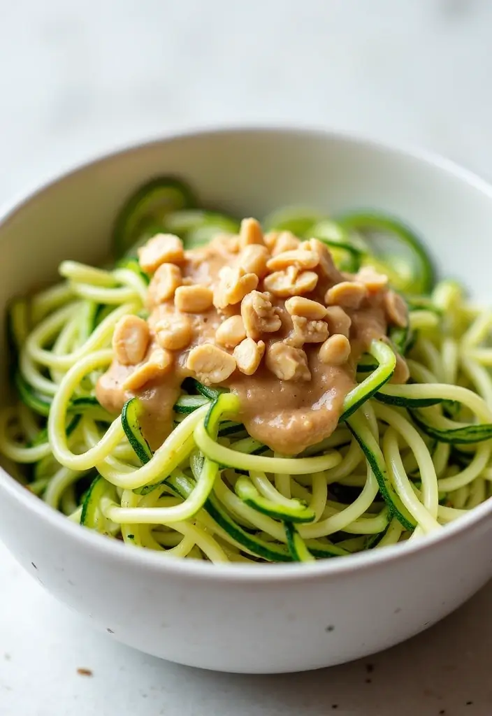 29 Vegan Low FODMAP Recipes Gentle on Digestion 20 29 Vegan Low FODMAP Recipes Gentle on Digestion - 4. Zucchini Noodles with Peanut Sauce