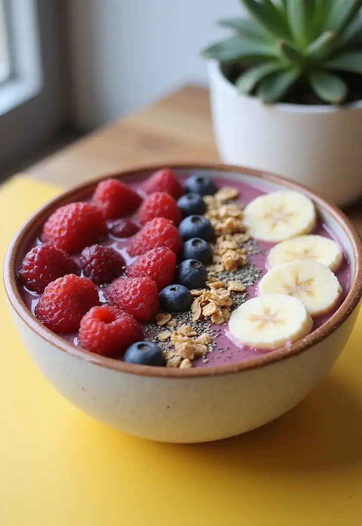 30 Gluten Free Vegan Breakfast Recipes to Start Fresh 1 30 Gluten Free Vegan Breakfast Recipes to Start Fresh - 1. Berry Delight Smoothie Bowl