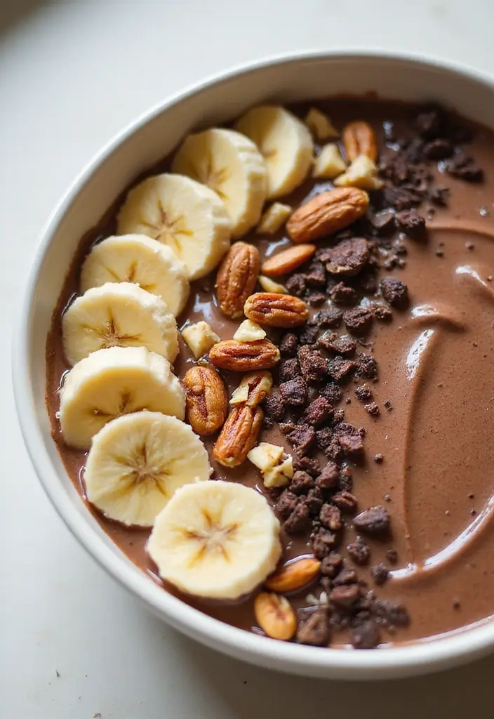 30 Gluten Free Vegan Breakfast Recipes to Start Fresh 60 30 Gluten Free Vegan Breakfast Recipes to Start Fresh - 10. Chocolate Smoothie Bowl
