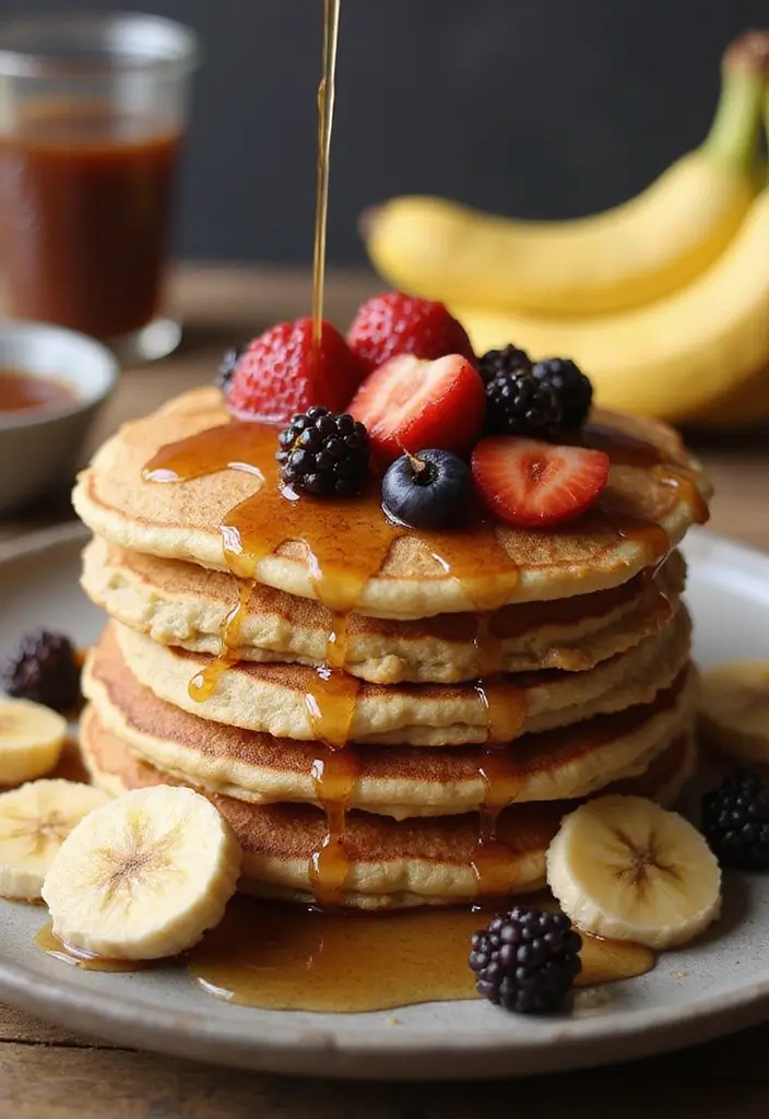 30 Gluten Free Vegan Breakfast Recipes to Start Fresh 72 30 Gluten Free Vegan Breakfast Recipes to Start Fresh - 12. Banana Oatmeal Pancakes