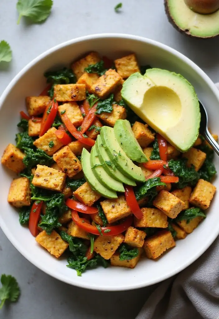 30 Gluten Free Vegan Breakfast Recipes to Start Fresh 107 30 Gluten Free Vegan Breakfast Recipes to Start Fresh - 17. Vegan Tofu Scramble