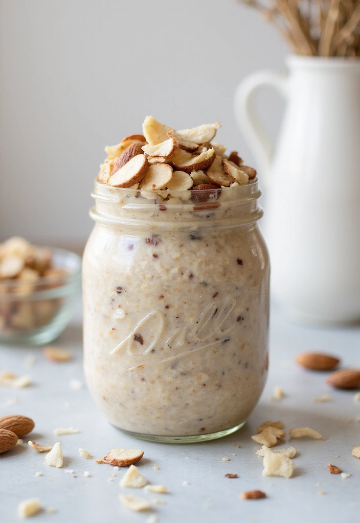 30 Gluten Free Vegan Breakfast Recipes to Start Fresh 168 30 Gluten Free Vegan Breakfast Recipes to Start Fresh - 26. Almond Joy Overnight Oats