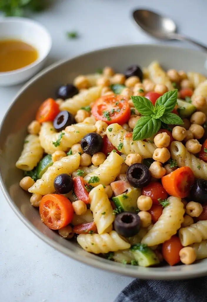 30 Healthy Vegan Protein Recipes That Actually Taste Good 62 30 Healthy Vegan Protein Recipes That Actually Taste Good - 10. Vegan Pasta Salad