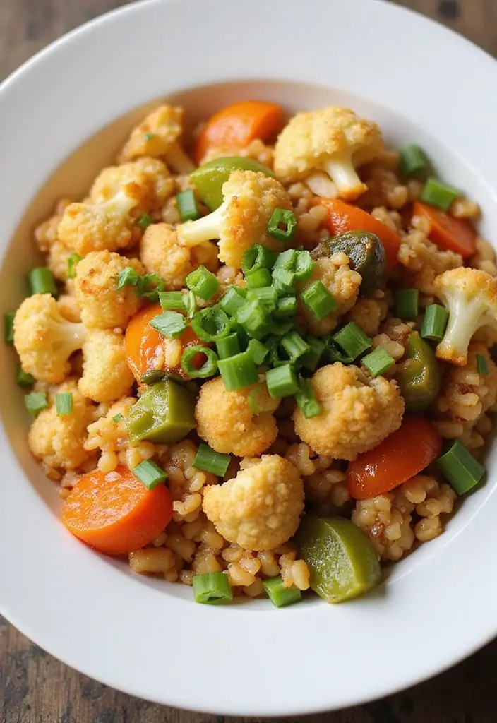 30 Healthy Vegan Protein Recipes That Actually Taste Good 76 30 Healthy Vegan Protein Recipes That Actually Taste Good - 12. Cauliflower Rice Stir-Fry
