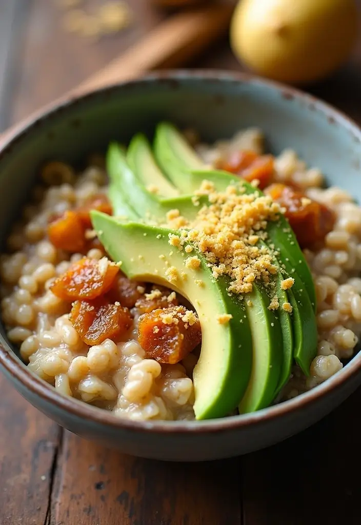 30 Healthy Vegan Protein Recipes That Actually Taste Good 187 30 Healthy Vegan Protein Recipes That Actually Taste Good - 28. Savory Oatmeal Bowl