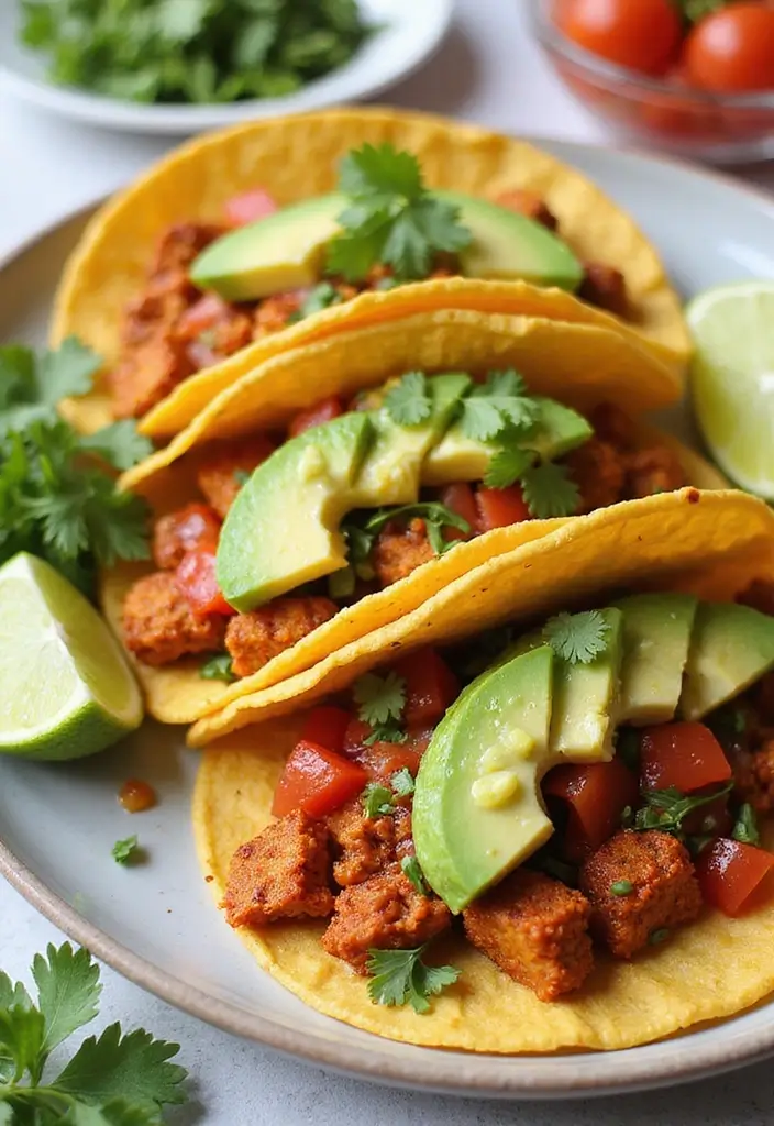 30 Healthy Vegan Protein Recipes That Actually Taste Good 41 30 Healthy Vegan Protein Recipes That Actually Taste Good - 7. Spicy Tempeh Tacos