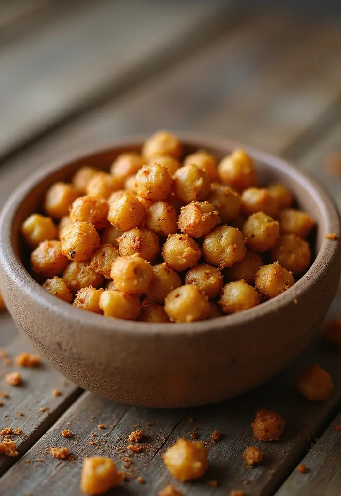 30+ High Protein Vegan Gluten Free Recipes That Keep You Energized 88 30+ High Protein Vegan Gluten Free Recipes That Keep You Energized - 14. Roasted Chickpeas Snack