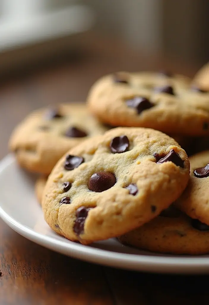 30+ High Protein Vegan Gluten Free Recipes That Keep You Energized 180 30+ High Protein Vegan Gluten Free Recipes That Keep You Energized - 28. Vegan Chocolate Chip Cookies