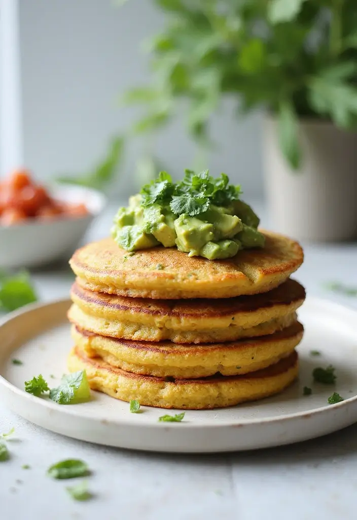 30+ High Protein Vegan Gluten Free Recipes That Keep You Energized 15 30+ High Protein Vegan Gluten Free Recipes That Keep You Energized - 3. Chickpea Flour Pancakes