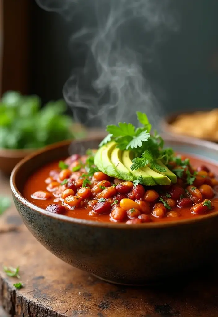 30+ High Protein Vegan Gluten Free Recipes That Keep You Energized 55 30+ High Protein Vegan Gluten Free Recipes That Keep You Energized - 9. Spicy Vegan Chili