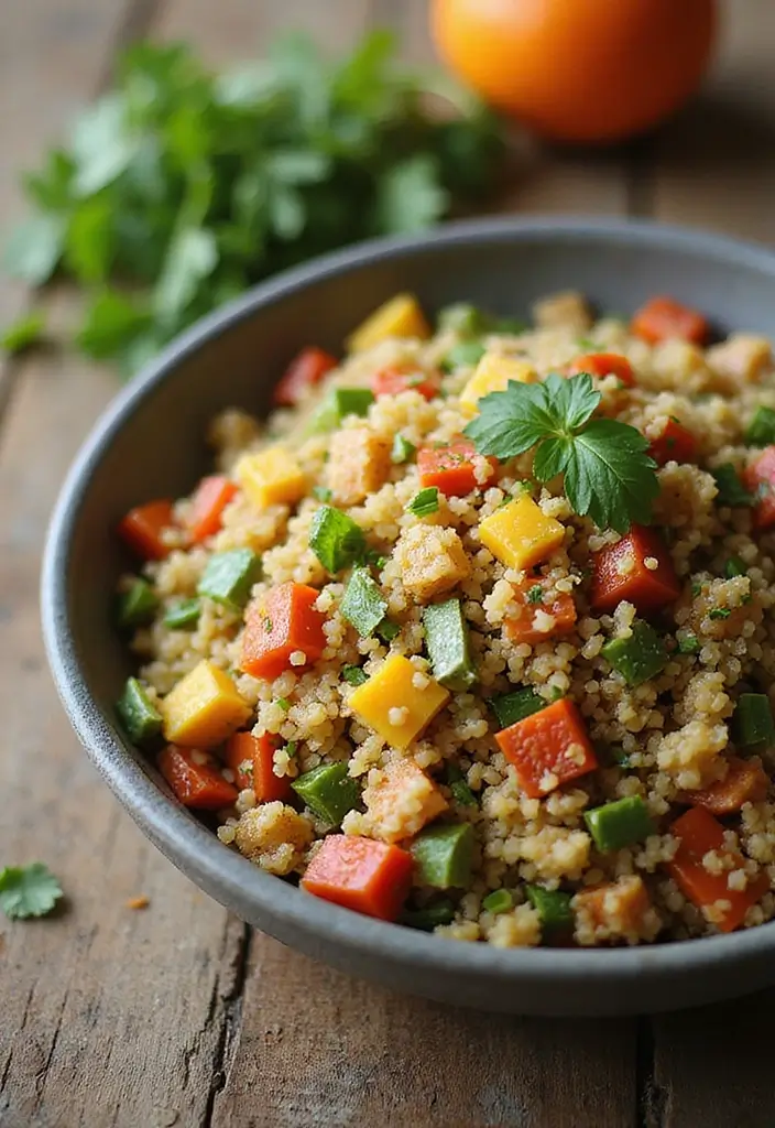 30+ Low Calorie Vegan Recipes That Still Satisfy - 1. Zesty Quinoa Salad