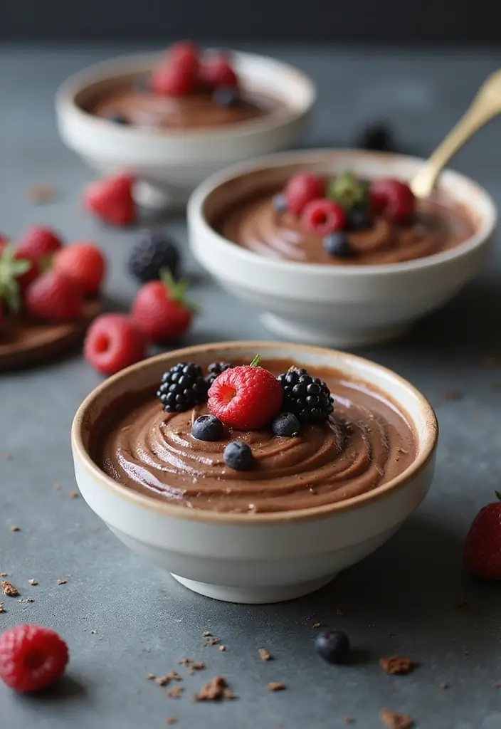 30+ Low Calorie Vegan Recipes That Still Satisfy - 30. Vegan Chocolate Mousse