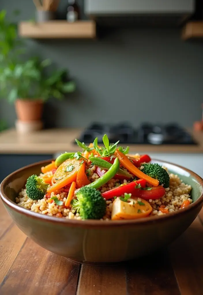 30+ Low Calorie Vegan Recipes That Still Satisfy - 7. Vegetable Stir-Fry