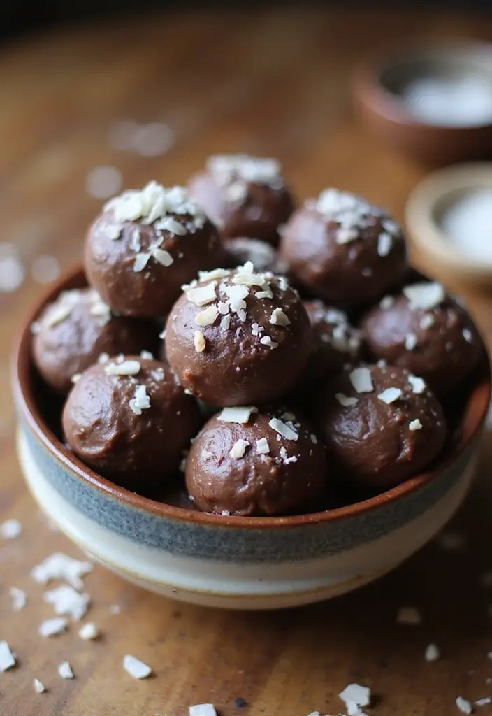 30 Raw Vegan Food Recipes for Fresh Living 106 30 Raw Vegan Food Recipes for Fresh Living - 16. Raw Choco-Coconut Truffles