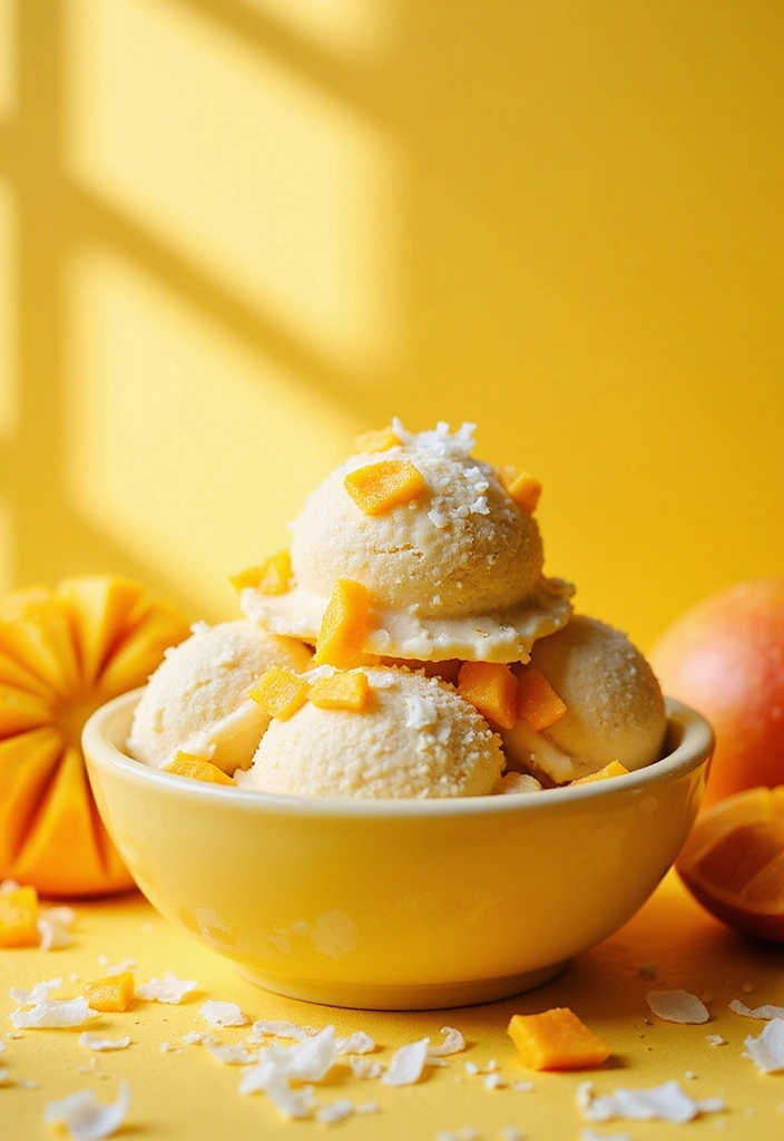 30 Raw Vegan Food Recipes for Fresh Living 43 30 Raw Vegan Food Recipes for Fresh Living - 7. Raw Mango Coconut Ice Cream