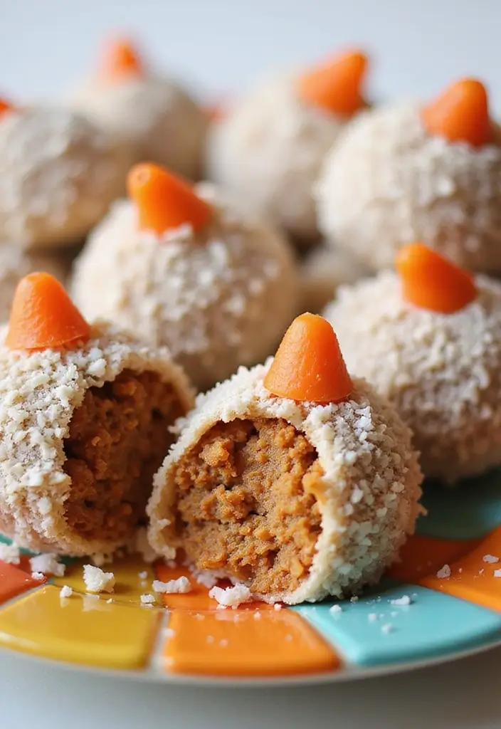 30 Raw Vegan Food Recipes for Fresh Living 50 30 Raw Vegan Food Recipes for Fresh Living - 8. Raw Carrot Cake Bites