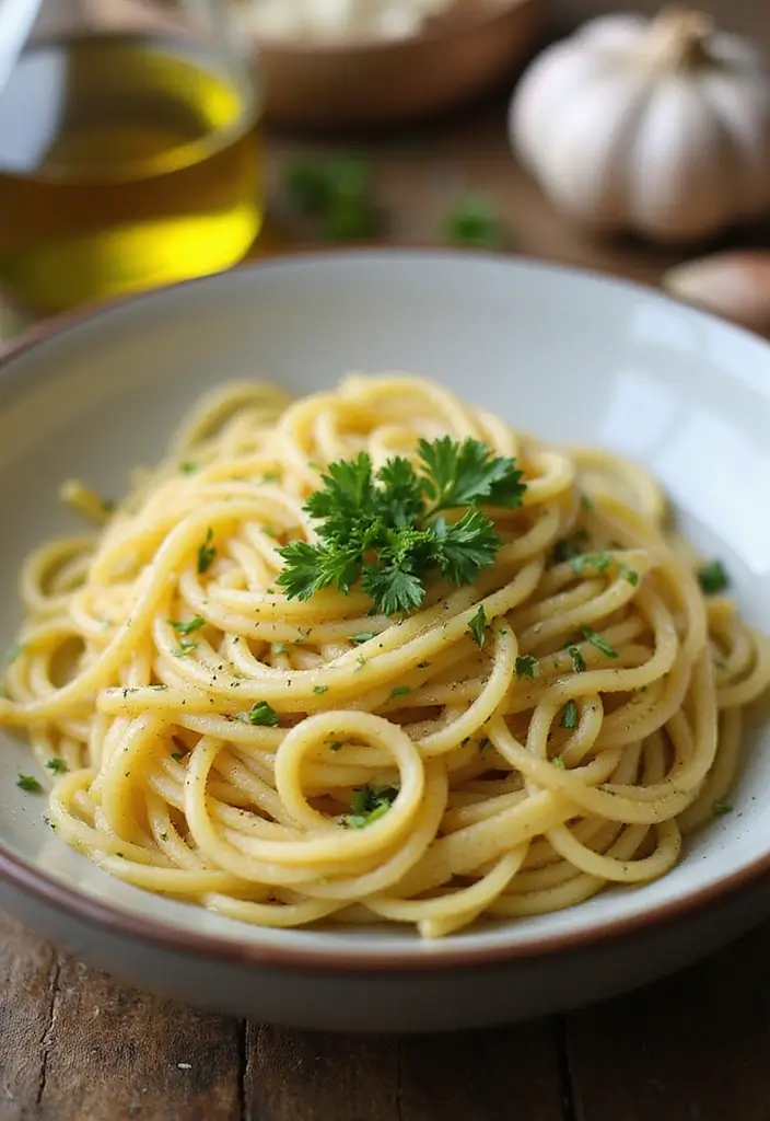 30 Vegan Angel Hair Pasta Recipes with Simple Flavors 1 30 Vegan Angel Hair Pasta Recipes with Simple Flavors - 1. Garlic Olive Oil Angel Hair