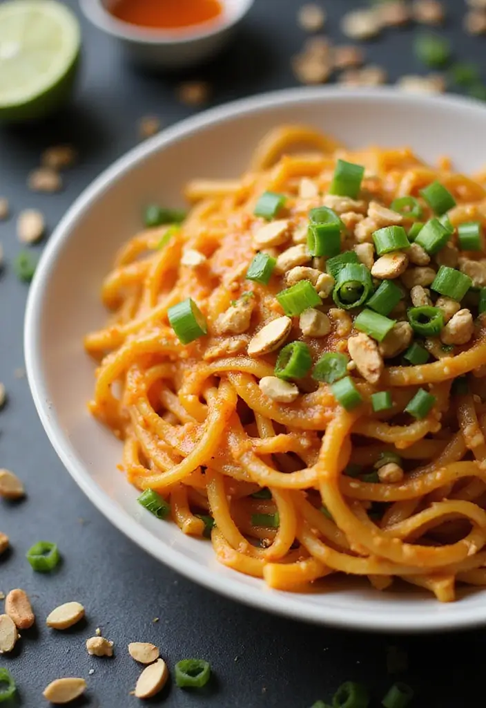 30 Vegan Angel Hair Pasta Recipes with Simple Flavors 67 30 Vegan Angel Hair Pasta Recipes with Simple Flavors - 11. Spicy Peanut Angel Hair