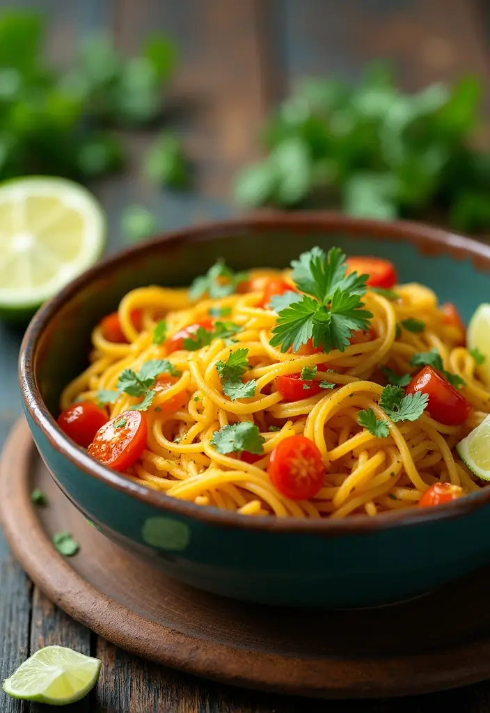 30 Vegan Angel Hair Pasta Recipes with Simple Flavors 86 30 Vegan Angel Hair Pasta Recipes with Simple Flavors - 14. Coconut Curry Angel Hair