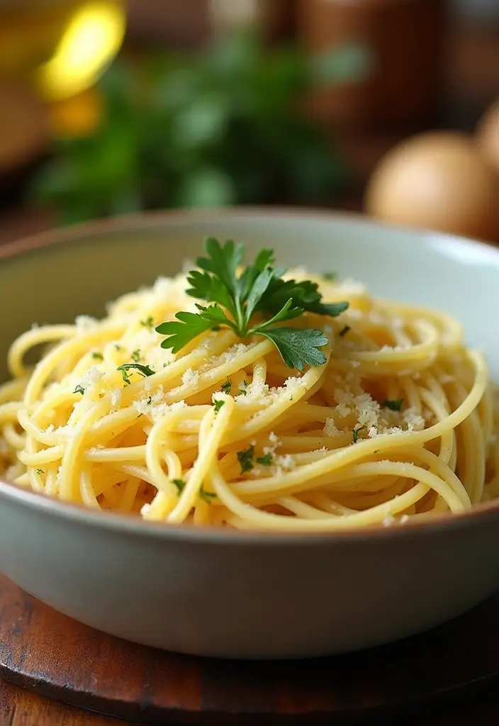 30 Vegan Angel Hair Pasta Recipes with Simple Flavors 177 30 Vegan Angel Hair Pasta Recipes with Simple Flavors - 27. Garlic Parmesan Angel Hair
