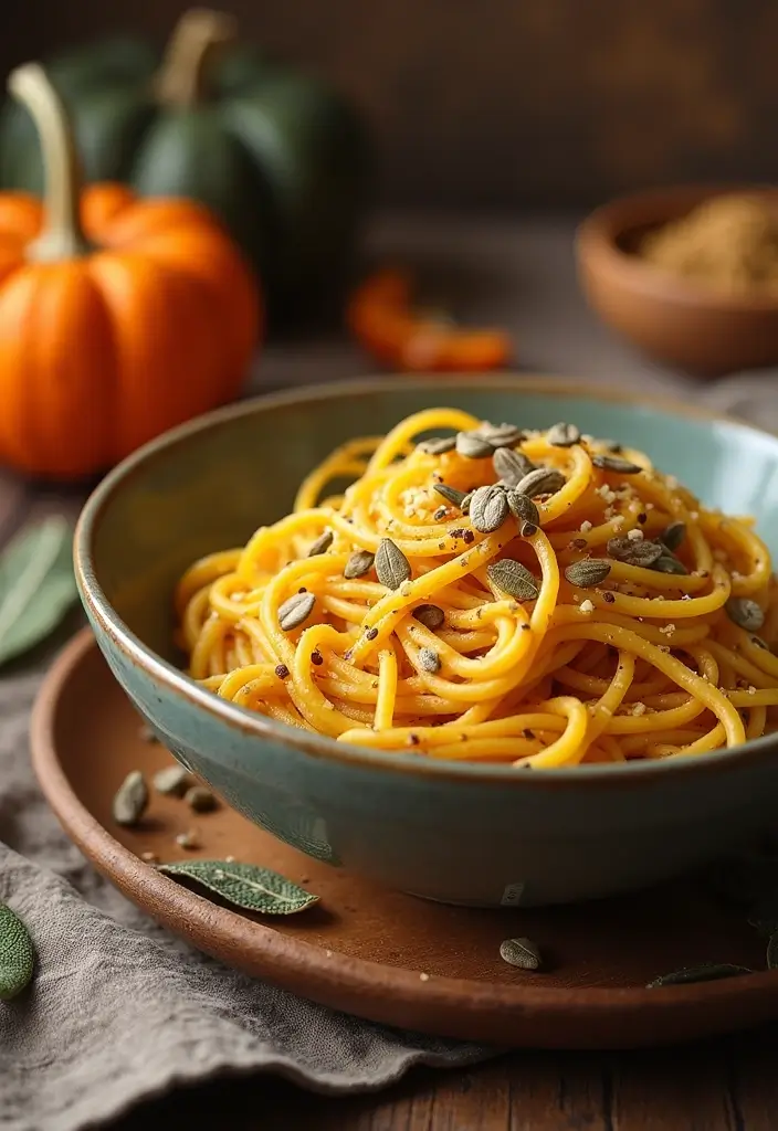 30 Vegan Angel Hair Pasta Recipes with Simple Flavors 184 30 Vegan Angel Hair Pasta Recipes with Simple Flavors - 28. Pumpkin Sage Angel Hair