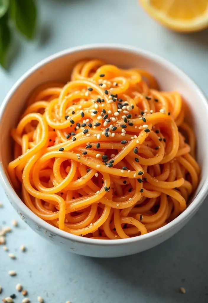 30 Vegan Angel Hair Pasta Recipes with Simple Flavors 191 30 Vegan Angel Hair Pasta Recipes with Simple Flavors - 29. Carrot Ginger Angel Hair