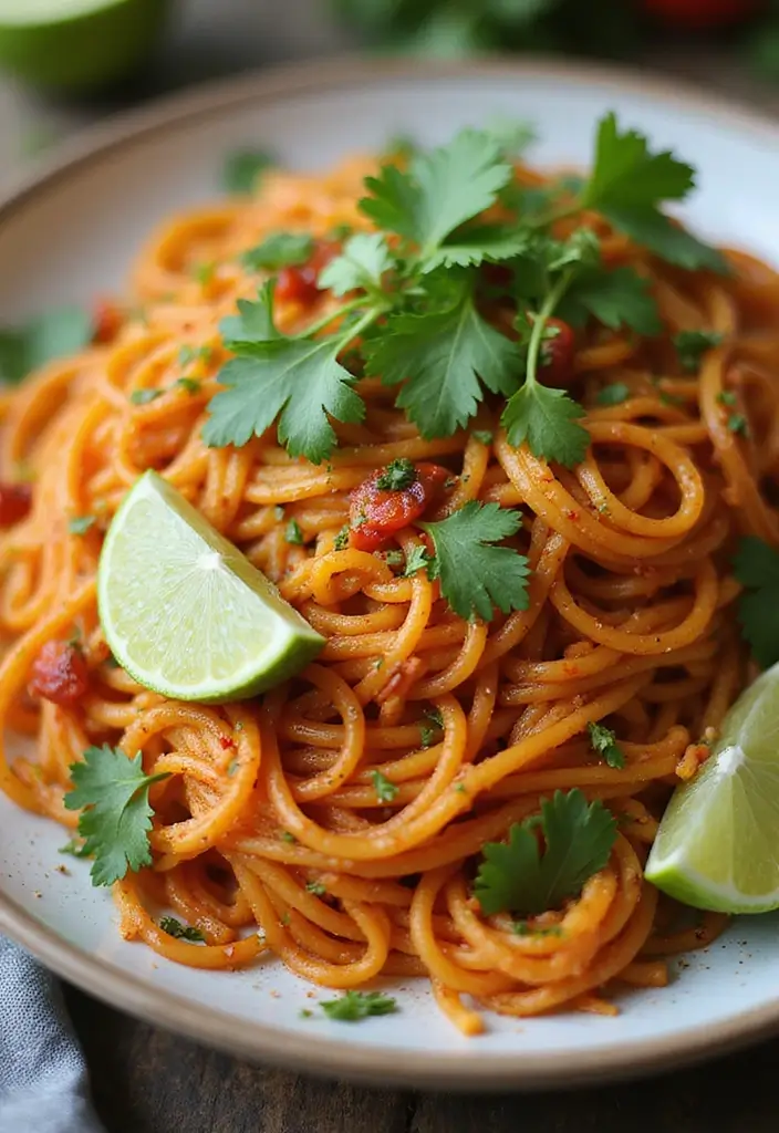 30 Vegan Angel Hair Pasta Recipes with Simple Flavors 34 30 Vegan Angel Hair Pasta Recipes with Simple Flavors - 6. Chili Lime Angel Hair