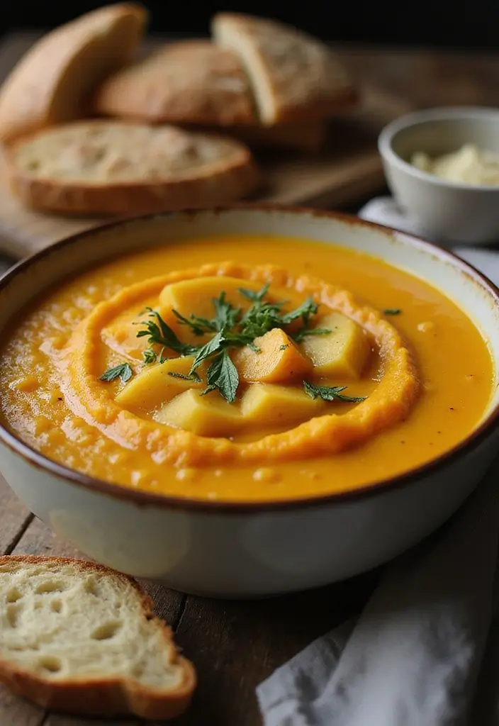 30 Vegan Butternut Squash Recipes to Warm You Up 70 30 Vegan Butternut Squash Recipes to Warm You Up - 11. Butternut Squash and Potato Soup