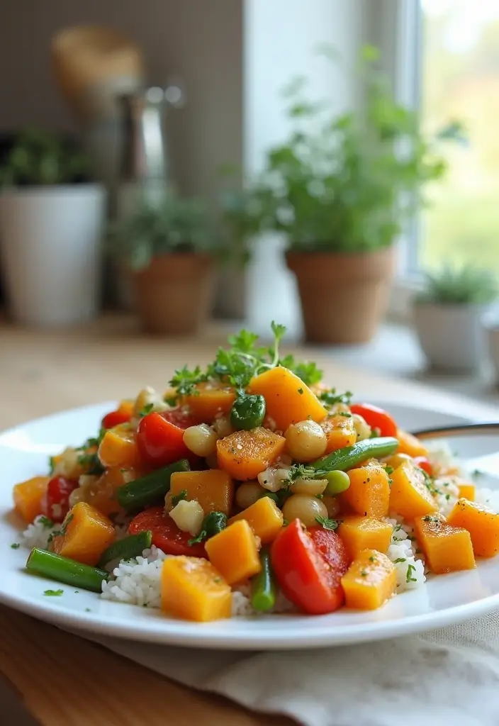 30 Vegan Butternut Squash Recipes to Warm You Up 108 30 Vegan Butternut Squash Recipes to Warm You Up - 17. Butternut Squash and Vegetable Stir-Fry