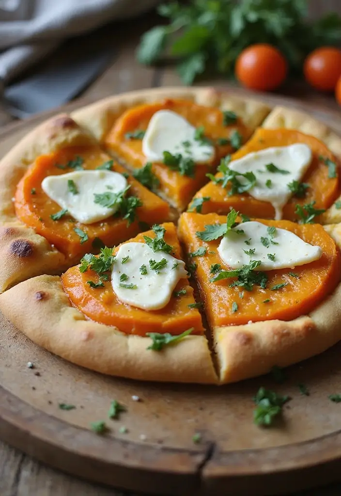 30 Vegan Butternut Squash Recipes to Warm You Up 115 30 Vegan Butternut Squash Recipes to Warm You Up - 18. Butternut Squash Pizza