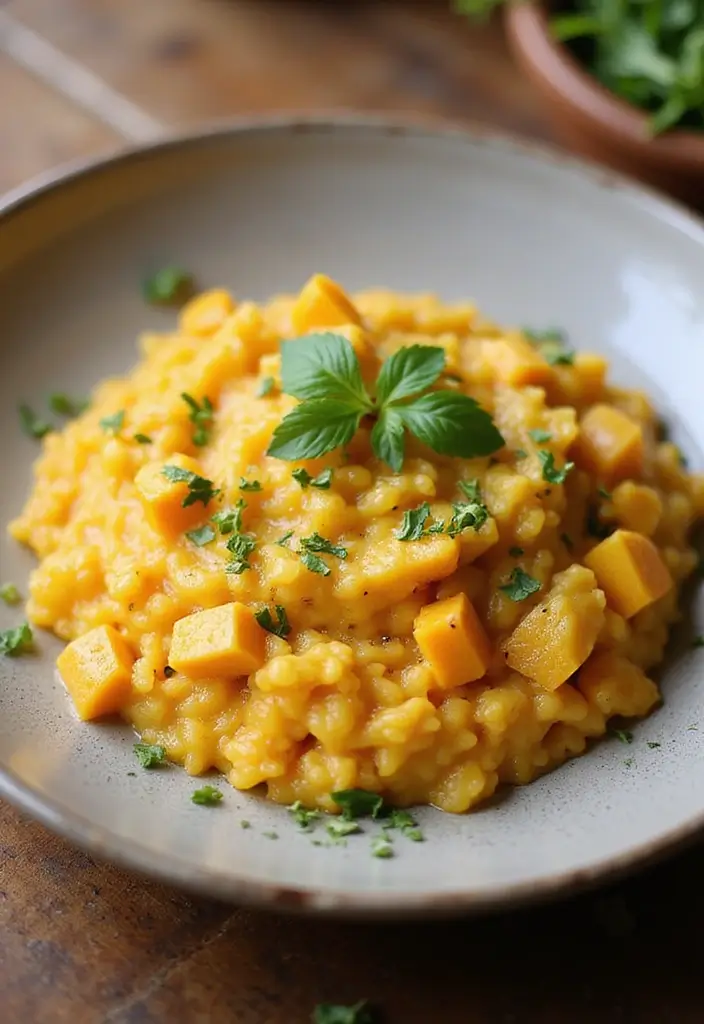 30 Vegan Butternut Squash Recipes to Warm You Up 37 30 Vegan Butternut Squash Recipes to Warm You Up - 6. Butternut Squash Risotto