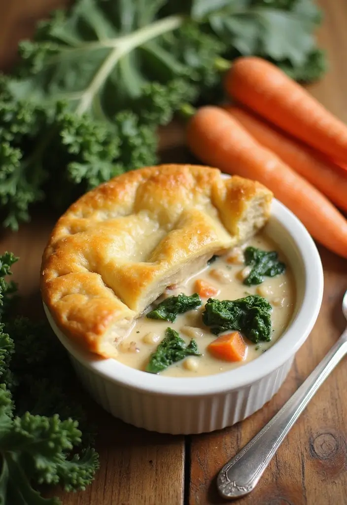 30 Vegan Chicken Pot Pie Recipes for Comfort Food Lovers 65 30 Vegan Chicken Pot Pie Recipes for Comfort Food Lovers - 11. Vegan Chicken Pot Pie with Kale