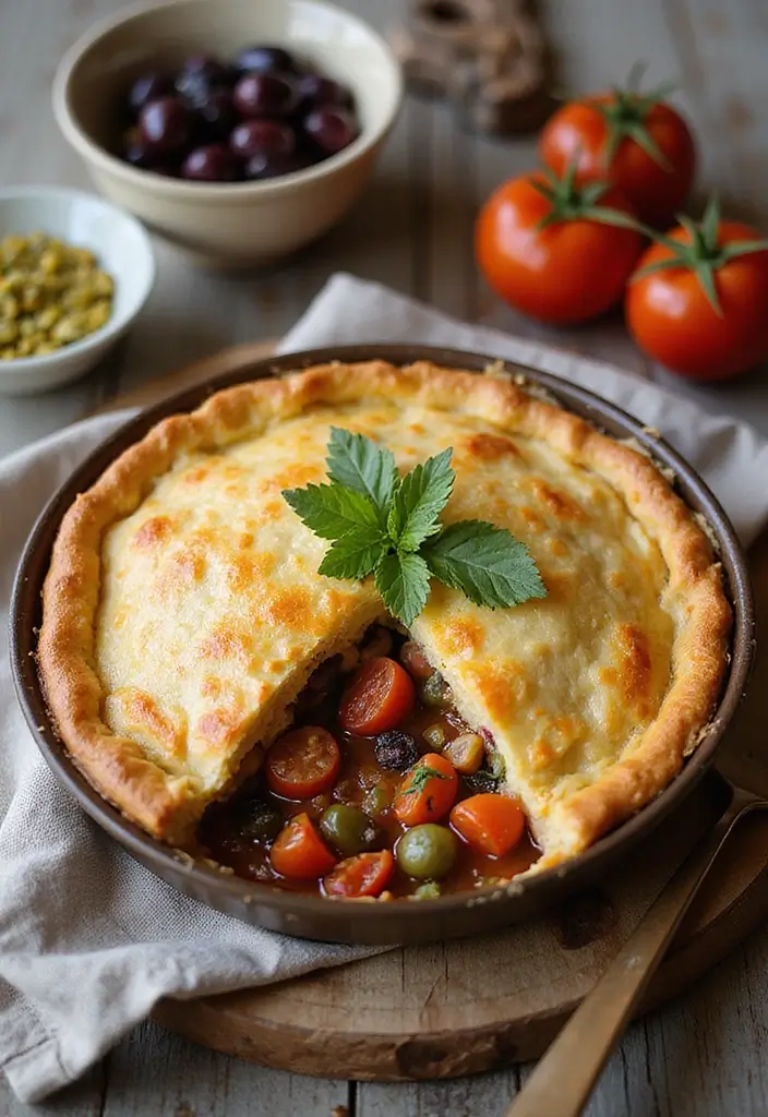 30 Vegan Chicken Pot Pie Recipes for Comfort Food Lovers 39 30 Vegan Chicken Pot Pie Recipes for Comfort Food Lovers - 7. Mediterranean Vegan Pot Pie