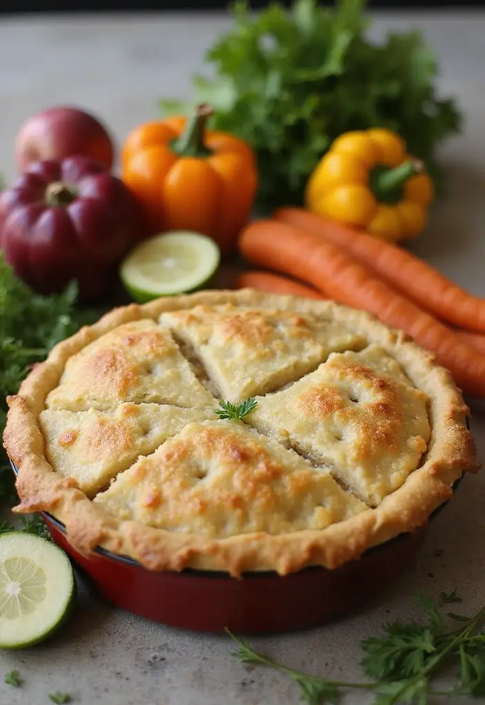 30 Vegan Chicken Pot Pie Recipes for Comfort Food Lovers 46 30 Vegan Chicken Pot Pie Recipes for Comfort Food Lovers - 8. Classic Pot Pie with Cauliflower Crust